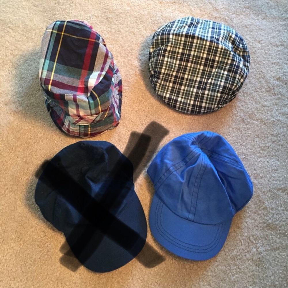 Set Of 3 Toddler Boy Hats Sz 12m - 3T
